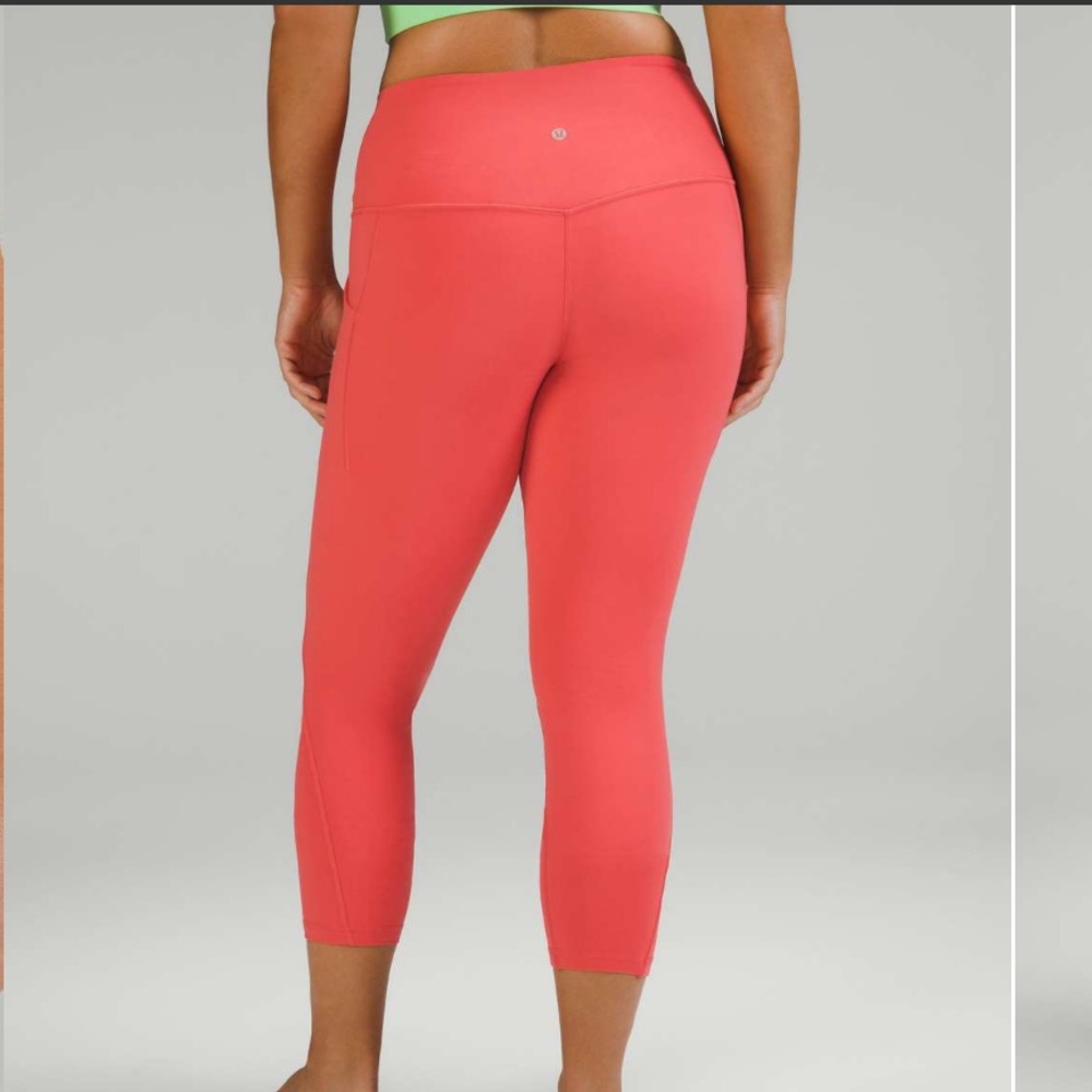 Lululemon Align High Rise Double Lined Leggings With Pockets 24 - Picture 2 of 12